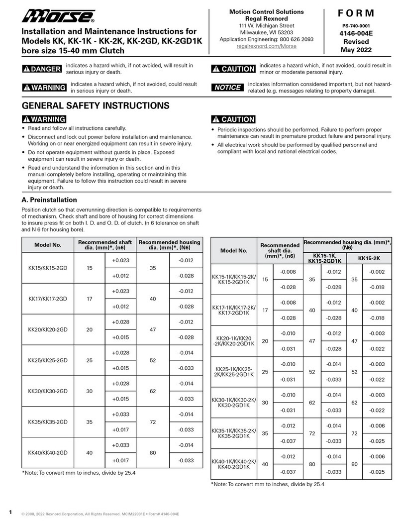 morse KK Manuel utilisateur