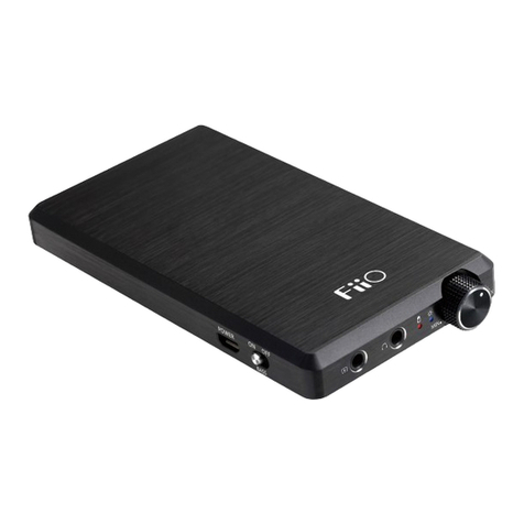 Fiio E12 Instructions d'utilisation et d'entretien