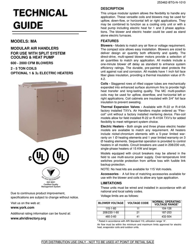 York MA Guide de démarrage rapide