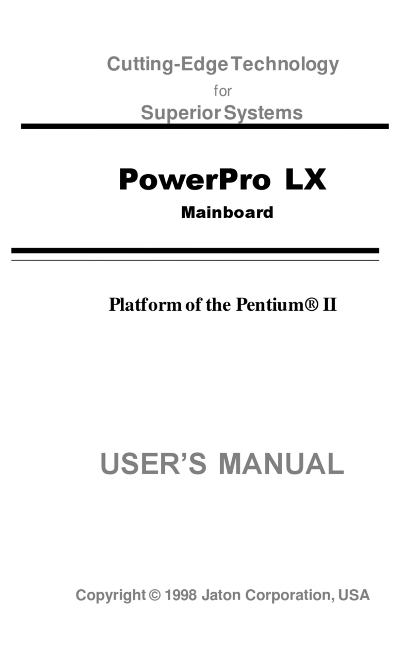 Jaton PowerPro LX Manuel utilisateur