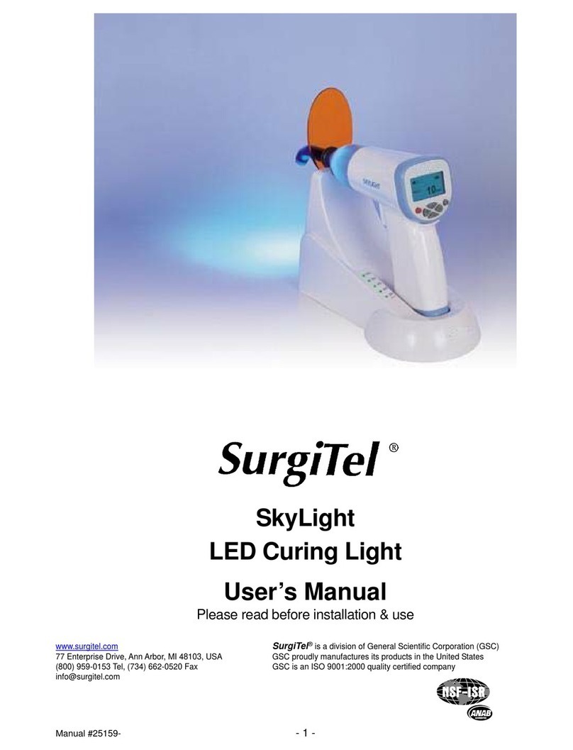 SurgiTel SkyLight Manuel utilisateur