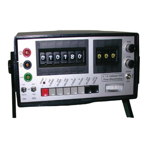 Time Electronics 1018 Manuel utilisateur Time Electronics 1018 Manuel utilisateur